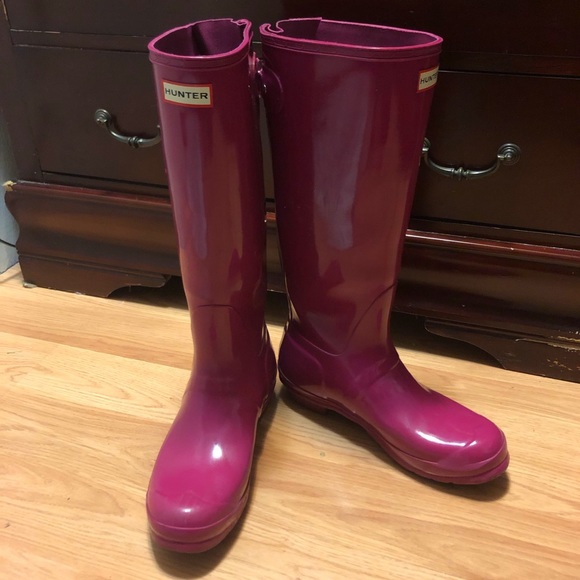 Hunter Shoes - Pink hunter boots
